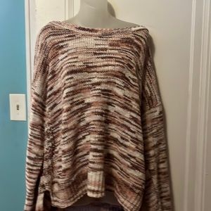 Maurice’s Pink Multi Color Woman’s Sweater XXL